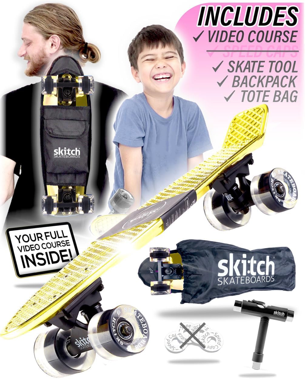 Complete Skateboard Starter Set for Every Age & Stage