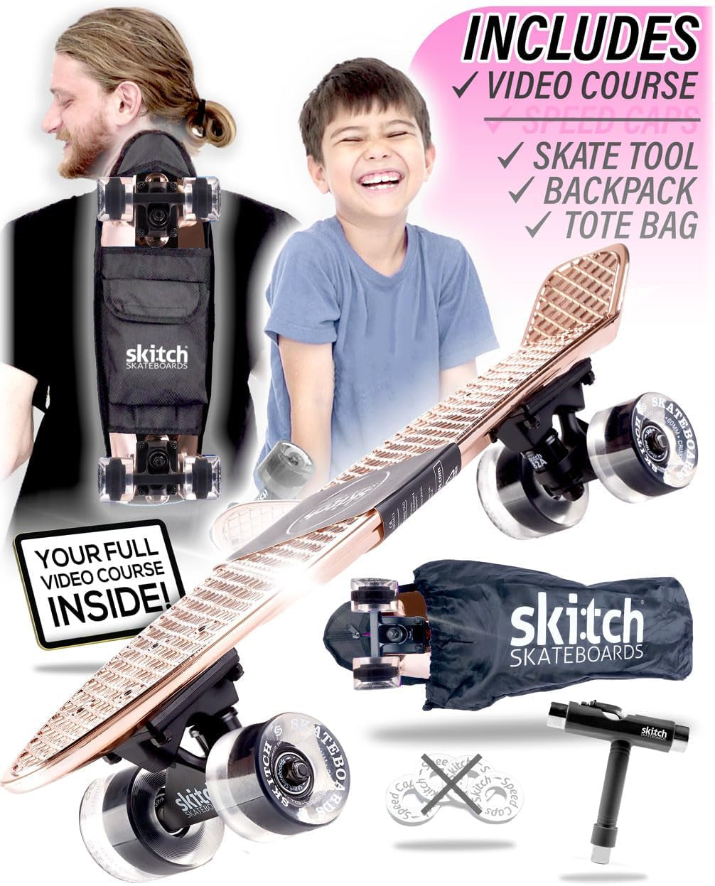Complete Skateboard Starter Set for Every Age & Stage
