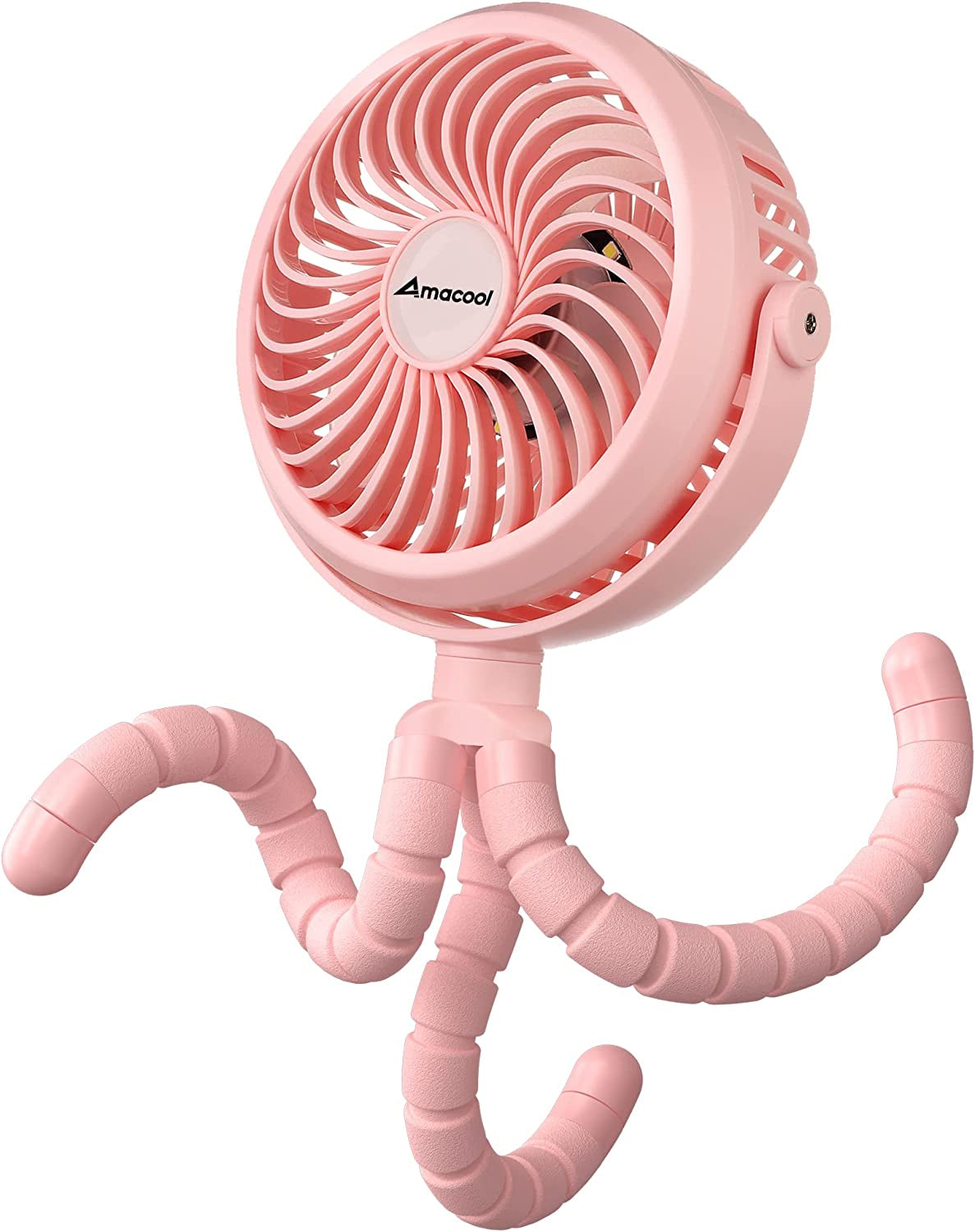 Whirl & Wander: Flexible Tripod Fan for On-the-Go Calm – Clip-On, Rotatable, Rechargeable Breeze Companion