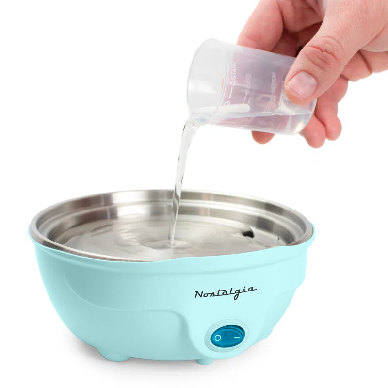 🥚 Retro Electric Egg Cooker – 7-Egg Capacity for Boiled, Poached, Scrambled & More | Built-In Alarm