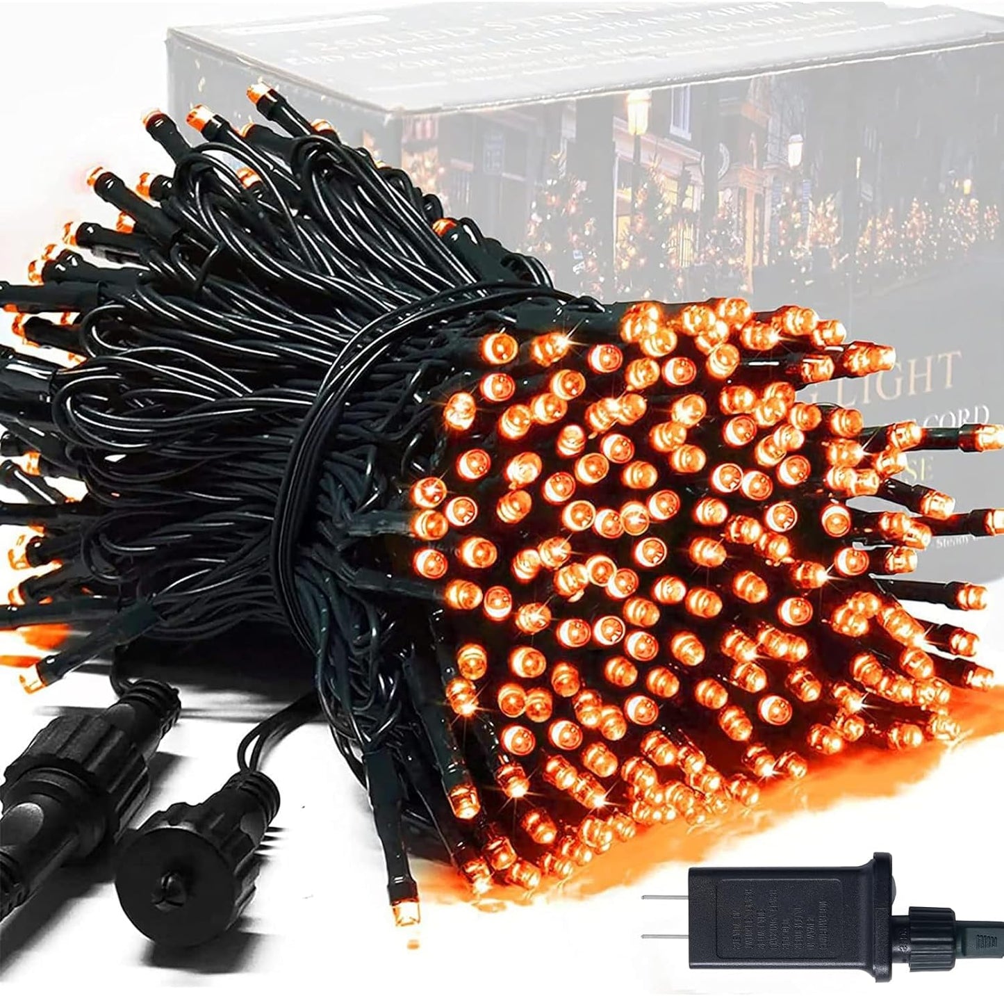 ✨ 250 LED String Lights – 91.5Ft Extendable Outdoor Waterproof Lights with 8 Modes, Green Wire for Tree, Patio & Indoor Decor