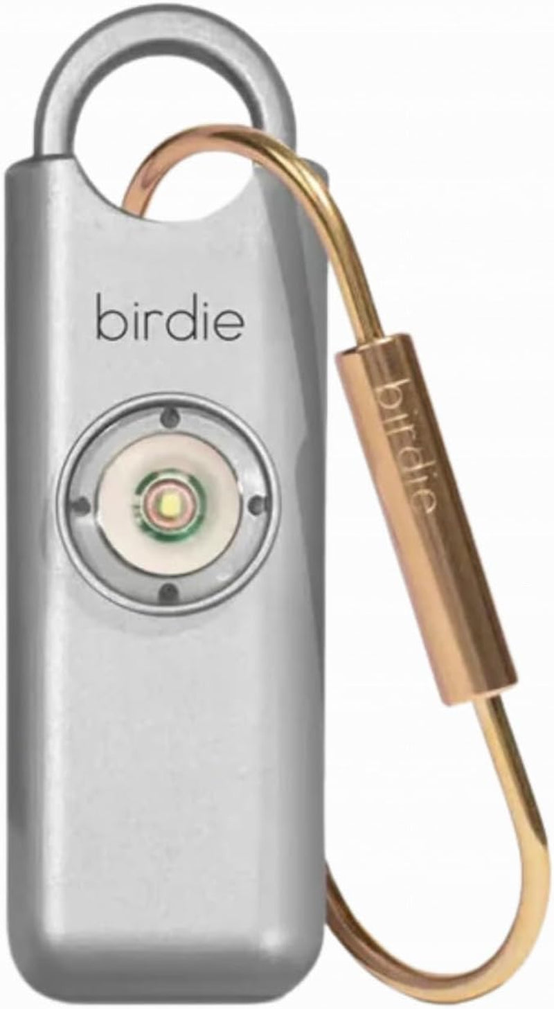 She’s Birdie – Aqua Personal Safety Alarm with Siren, Strobe Light & Keychain Designed by Women, for Women