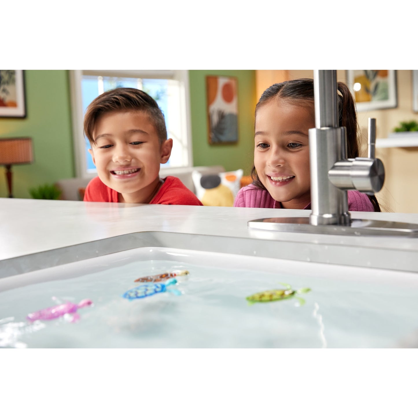 Turtle Tech Twins – Water-Activated Robot Toys (Set of 2)