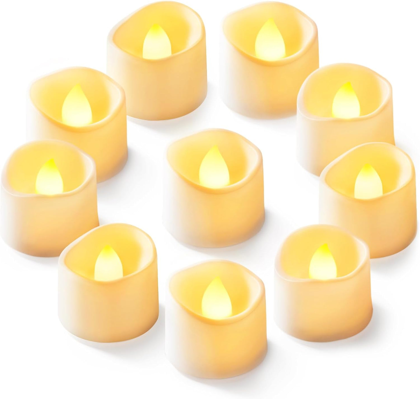 LED Tea Lights – Long-Lasting Battery Operated Flameless Candles for Events & Home (24-Pack)
