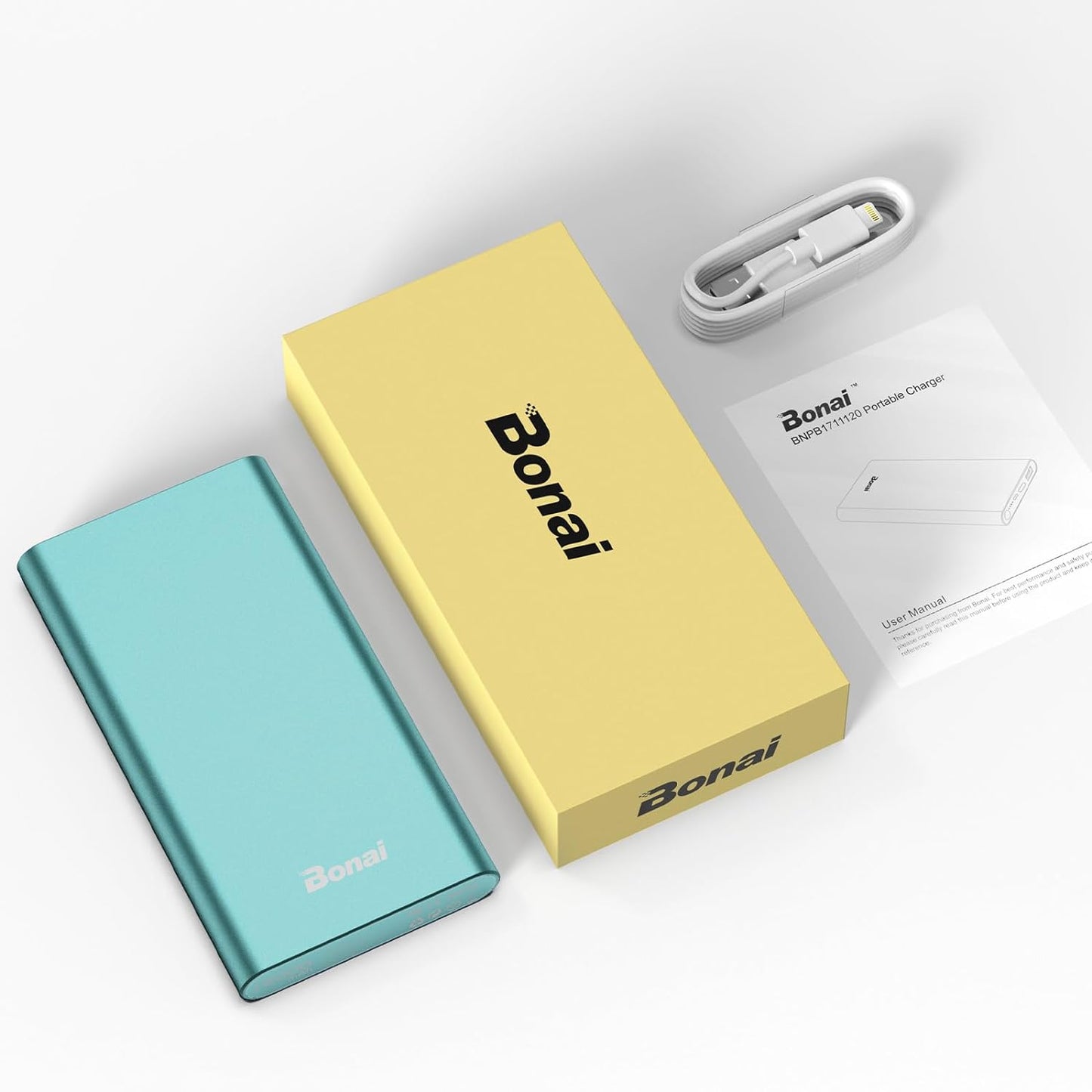 🔋 12,000mAh Portable Power Bank – Fast Charging with USB-C & USB Ports, for iPhone, Android, iPad (Multi-Color Options)