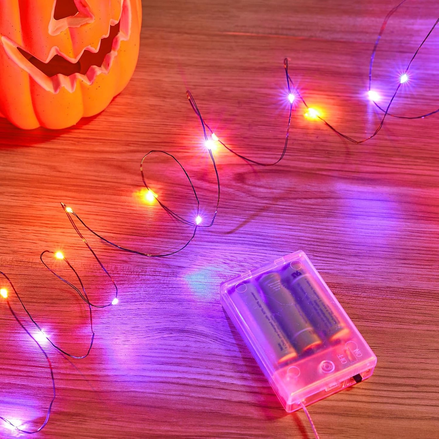 ✨ 33Ft Battery-Operated Fairy Lights – 100 LED Copper Wire Twinkle Lights, Waterproof for Jars, Parties, Weddings & Cozy Decor