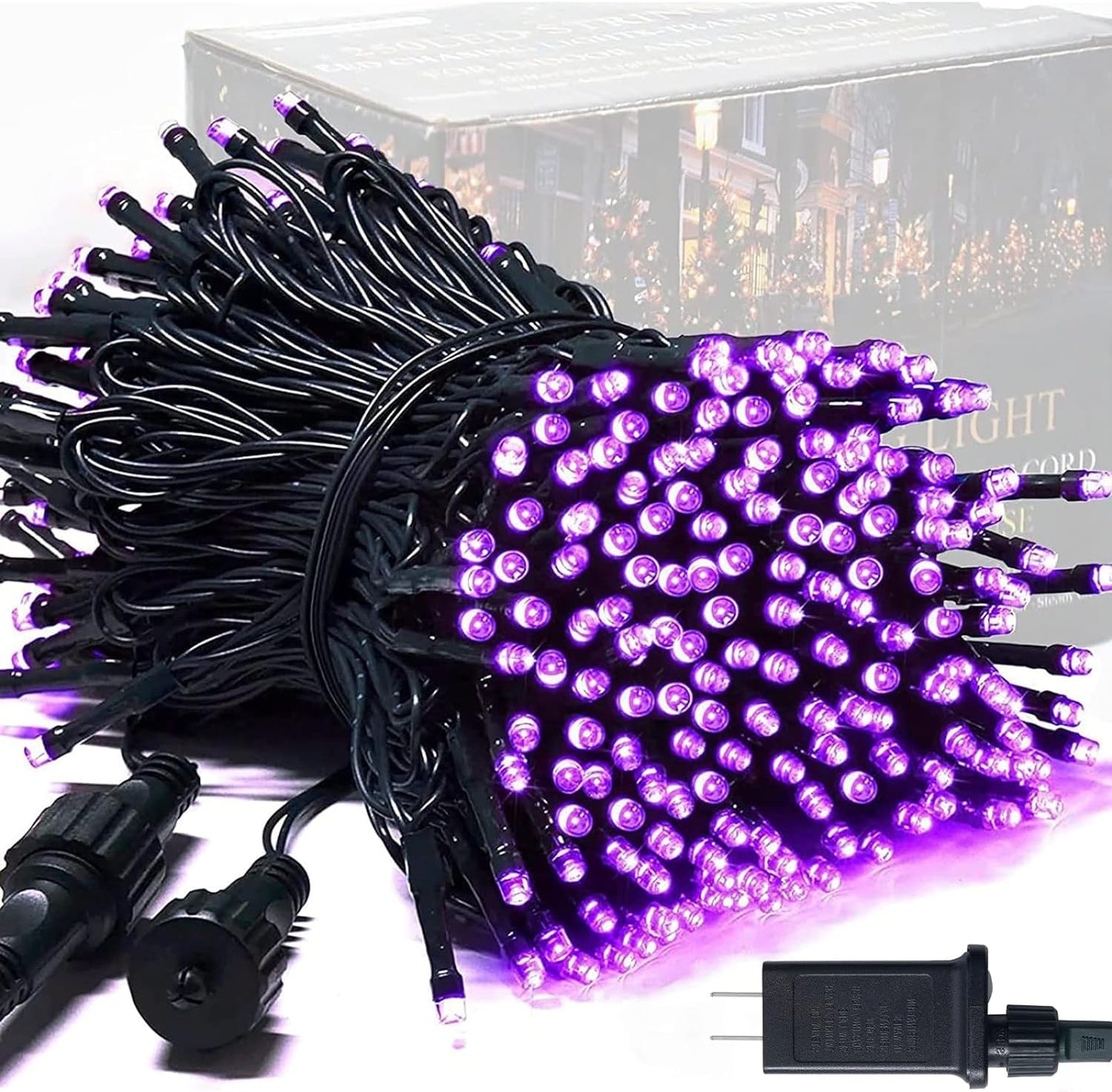 ✨ 250 LED String Lights – 91.5Ft Extendable Outdoor Waterproof Lights with 8 Modes, Green Wire for Tree, Patio & Indoor Decor