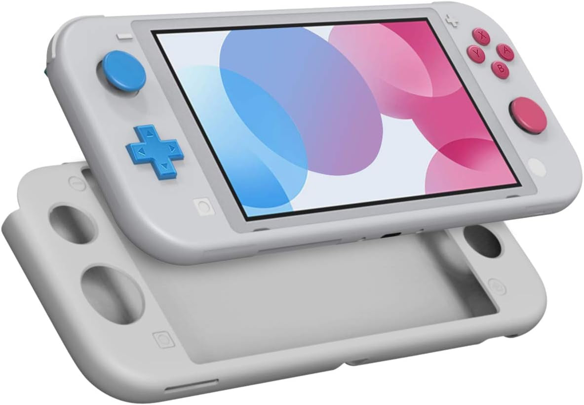 Protective Case for Switch Lite, Silicone Cover, Shock-Absorption Anti-Scratch Non-Slip Case