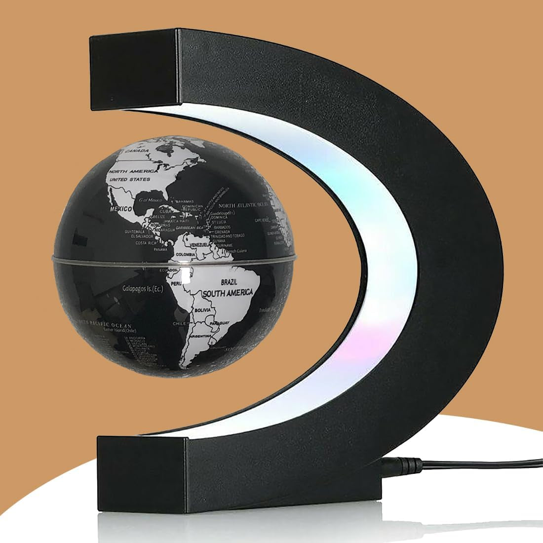 Levitating Globe with LED Light – Cool Tech Gift for All Ages