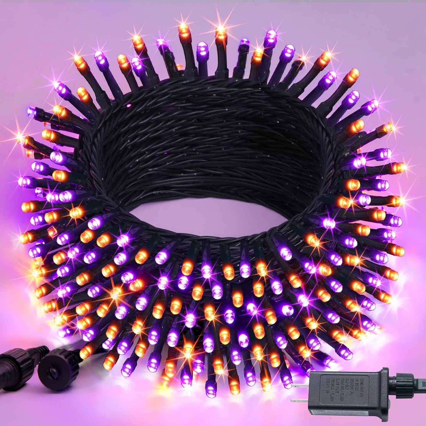 ✨ 250 LED String Lights – 91.5Ft Extendable Outdoor Waterproof Lights with 8 Modes, Green Wire for Tree, Patio & Indoor Decor