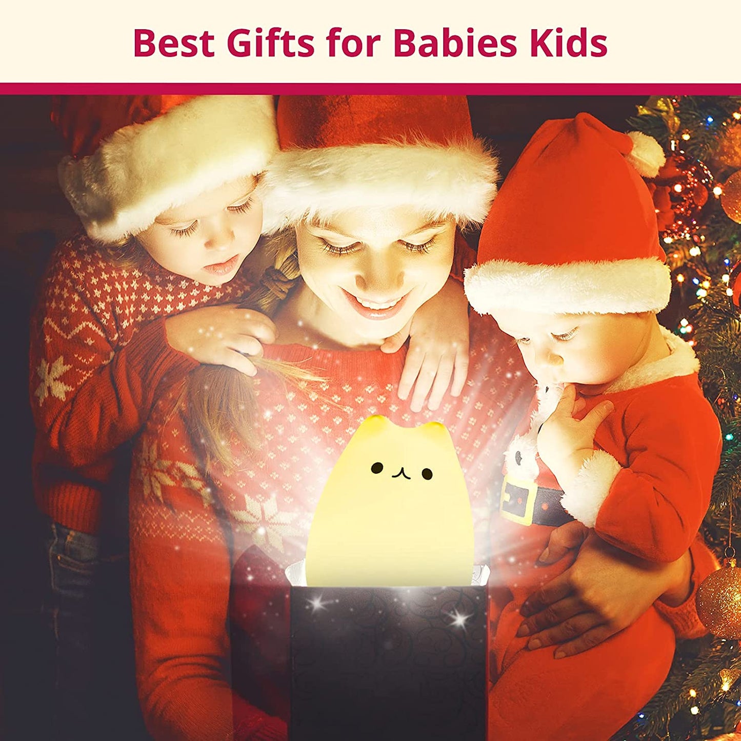 🐾 Kawaii Cat Night Light – Remote-Controlled Nursery Lamp & Gift for Girls (Ages 3+)