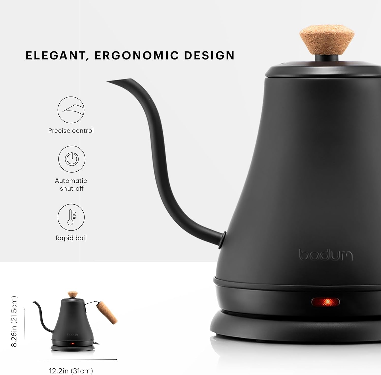 Bistro Gooseneck Electric Water Kettle