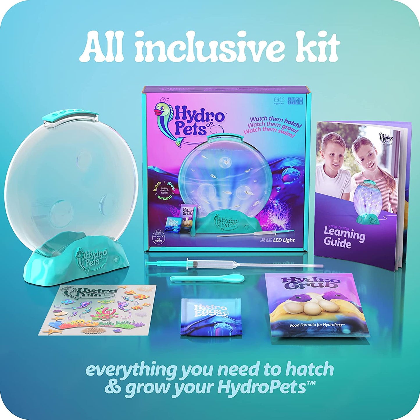 - Aquatic Wonders Light-Up Tank – Hatch Your Own Sea Pets  STEM Gift Kit for Kids 6–12