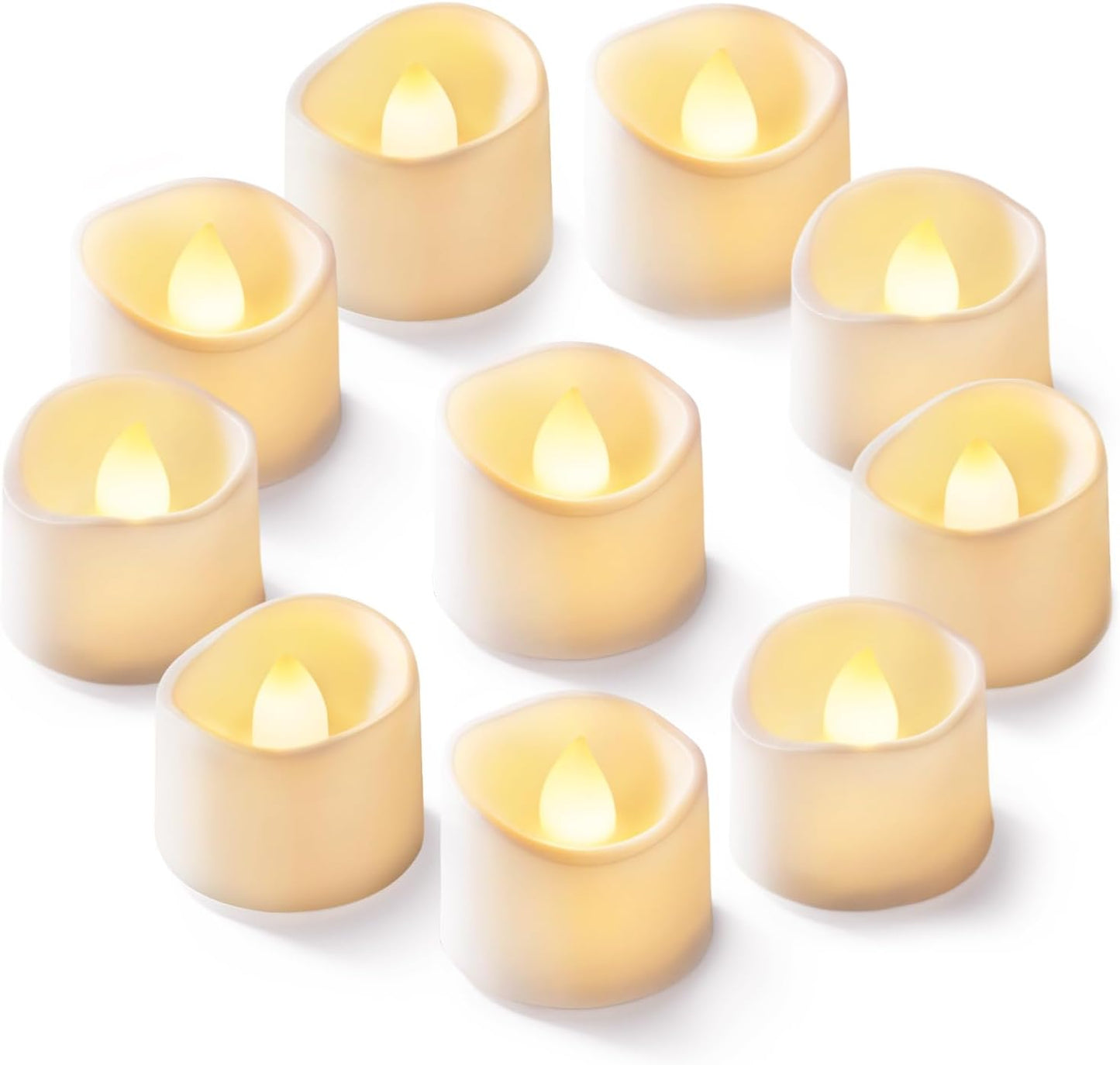 LED Tea Lights – Long-Lasting Battery Operated Flameless Candles for Events & Home (24-Pack)
