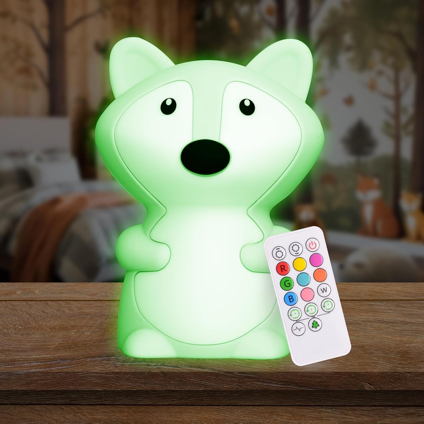 Lumi Pets: Soft Glow Companions – Rechargeable Night Lights in Whimsical Shapes with Remote & Color Options for Little Dreamers