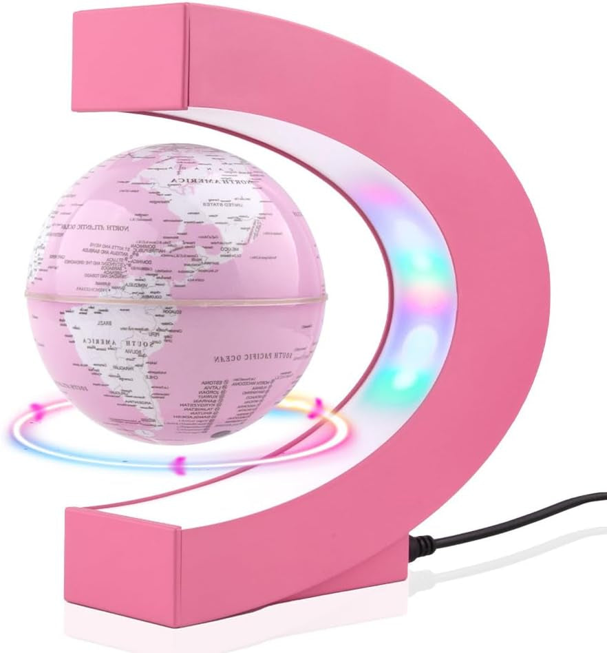 Levitating Globe with LED Light – Cool Tech Gift for All Ages