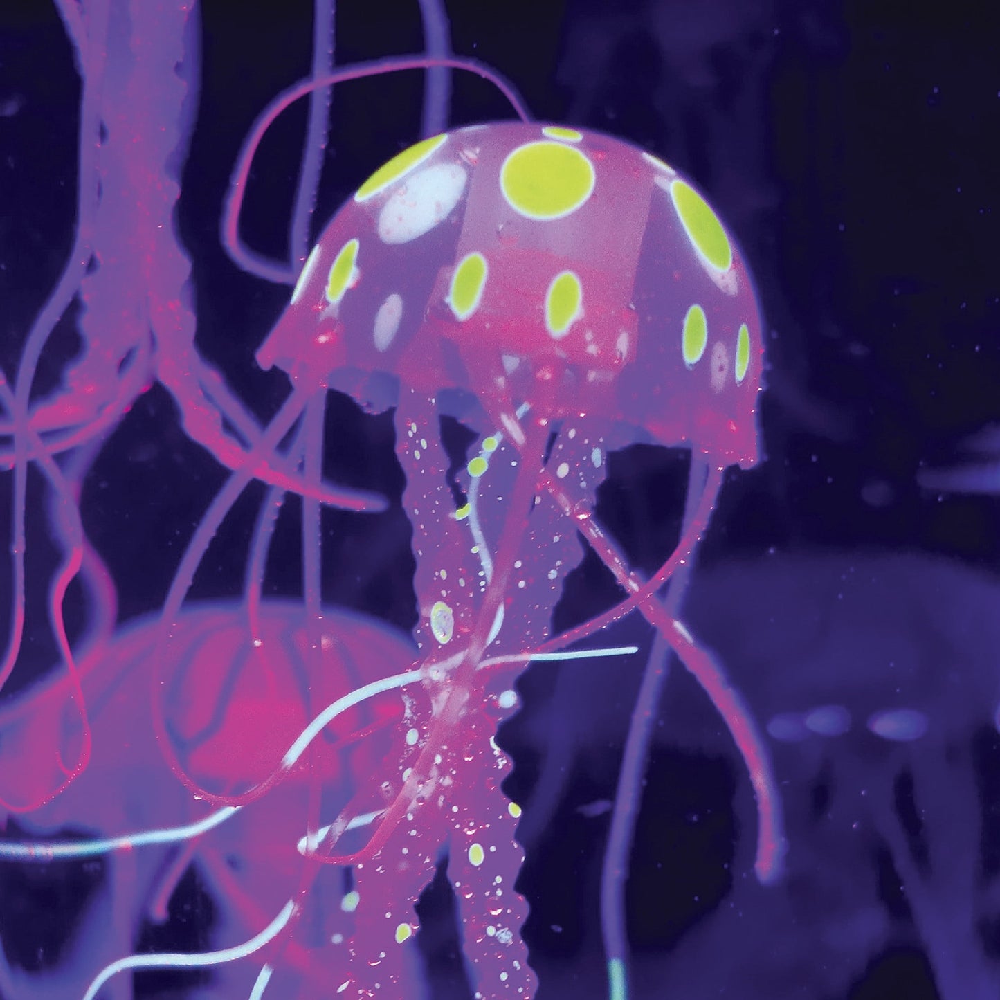 Glow & Flow: 12" Jellyfish Lamp with Color-Morphing Magic for Young Minds