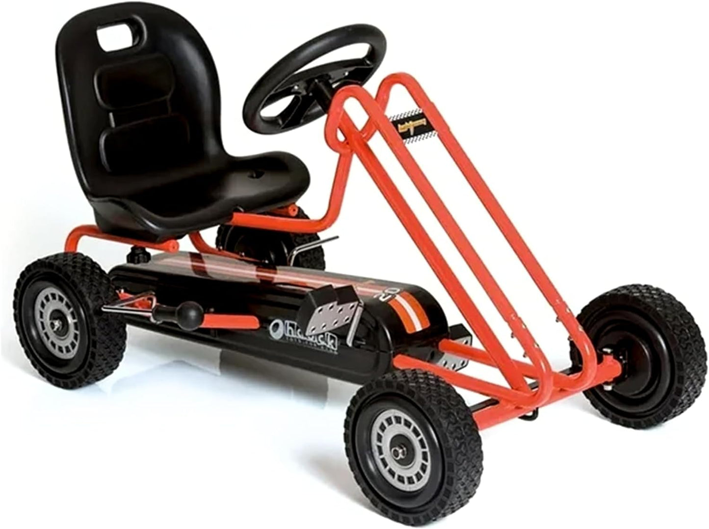 Kids Pedal Go Kart – 4-Wheel Bicycle Cart for Boys & Girls Ages 4–8  Race Green, Outdoor Ride-On with Plastic Wheels