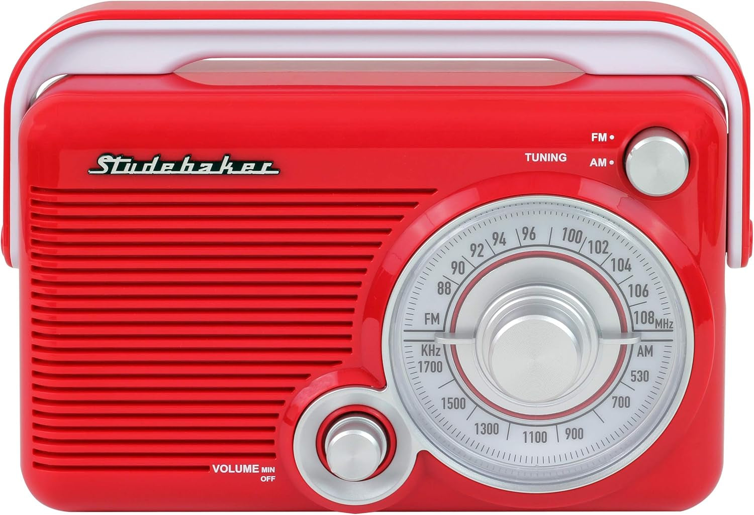 Retro AM/FM Radio – Portable, Aux-In, Headphone Jack, Dual Power