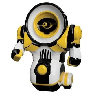 SPYBOTS Cybernetic Security Robots -ROBOEAR Yellow Remote Listening Robot