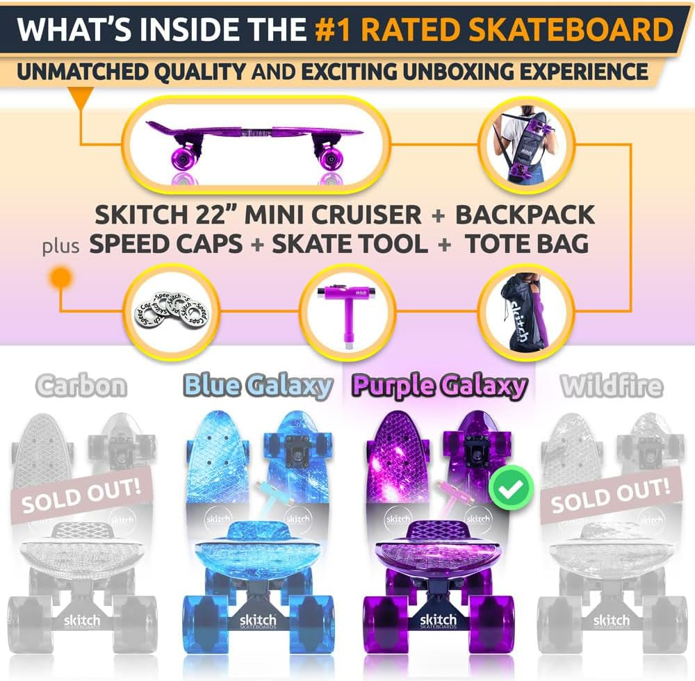 Complete Skateboard Starter Set for Every Age & Stage