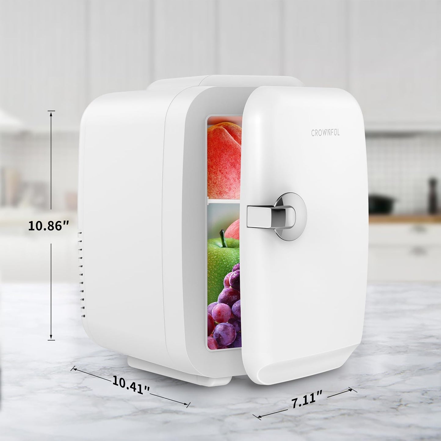 ❄️ Mini Fridge – 4L Portable Cooler & Warmer for Skincare, Snacks & Drinks | Compact Personal Fridge for Home, Office, Car & Travel | Multi-Color Options