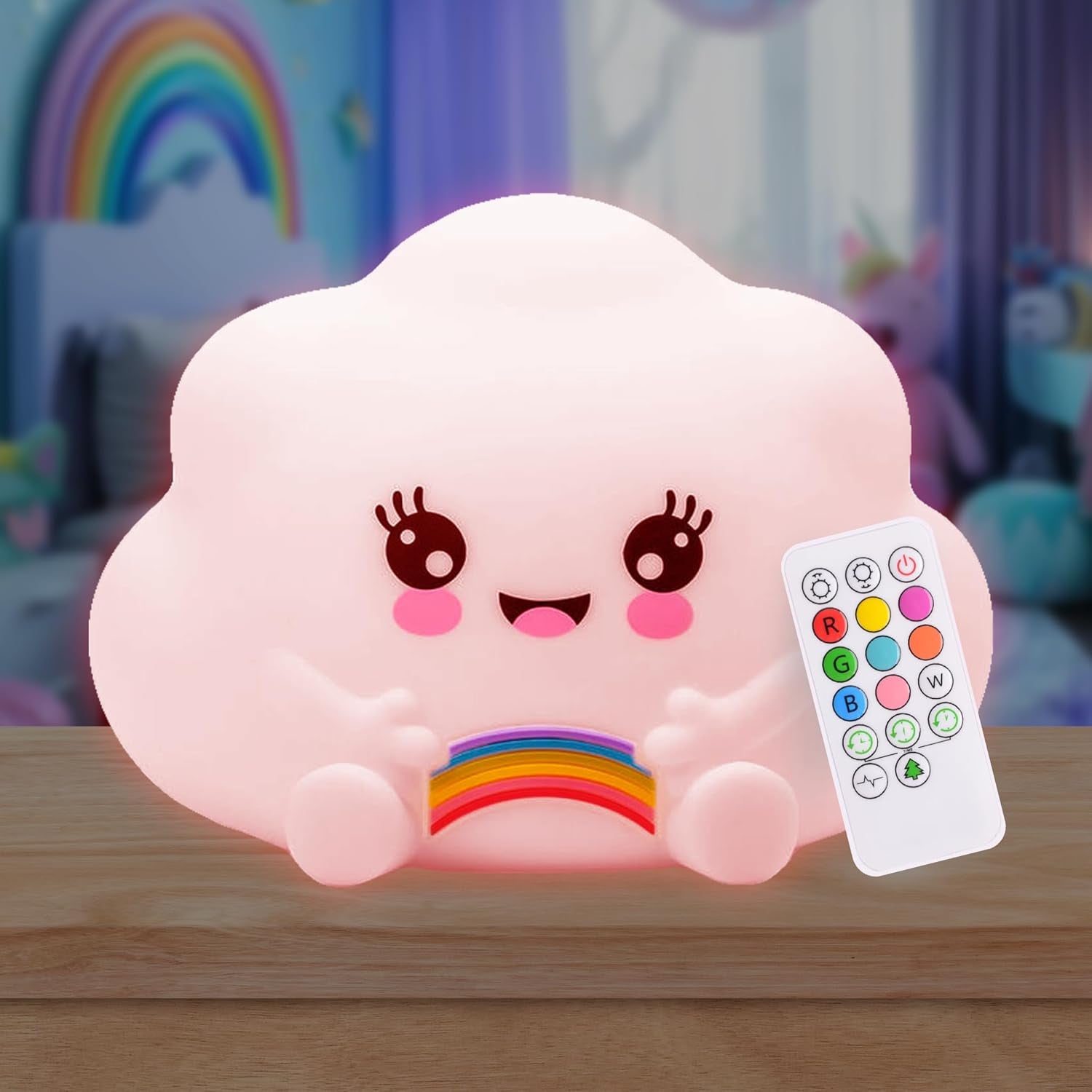 Lumi Pets: Soft Glow Companions – Rechargeable Night Lights in Whimsical Shapes with Remote & Color Options for Little Dreamers