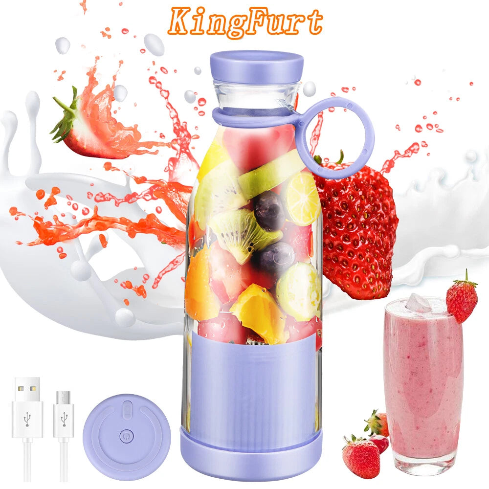 Smoothie Companion – 350ml Rechargeable Blender Bottle for Shakes, Juices & Joy