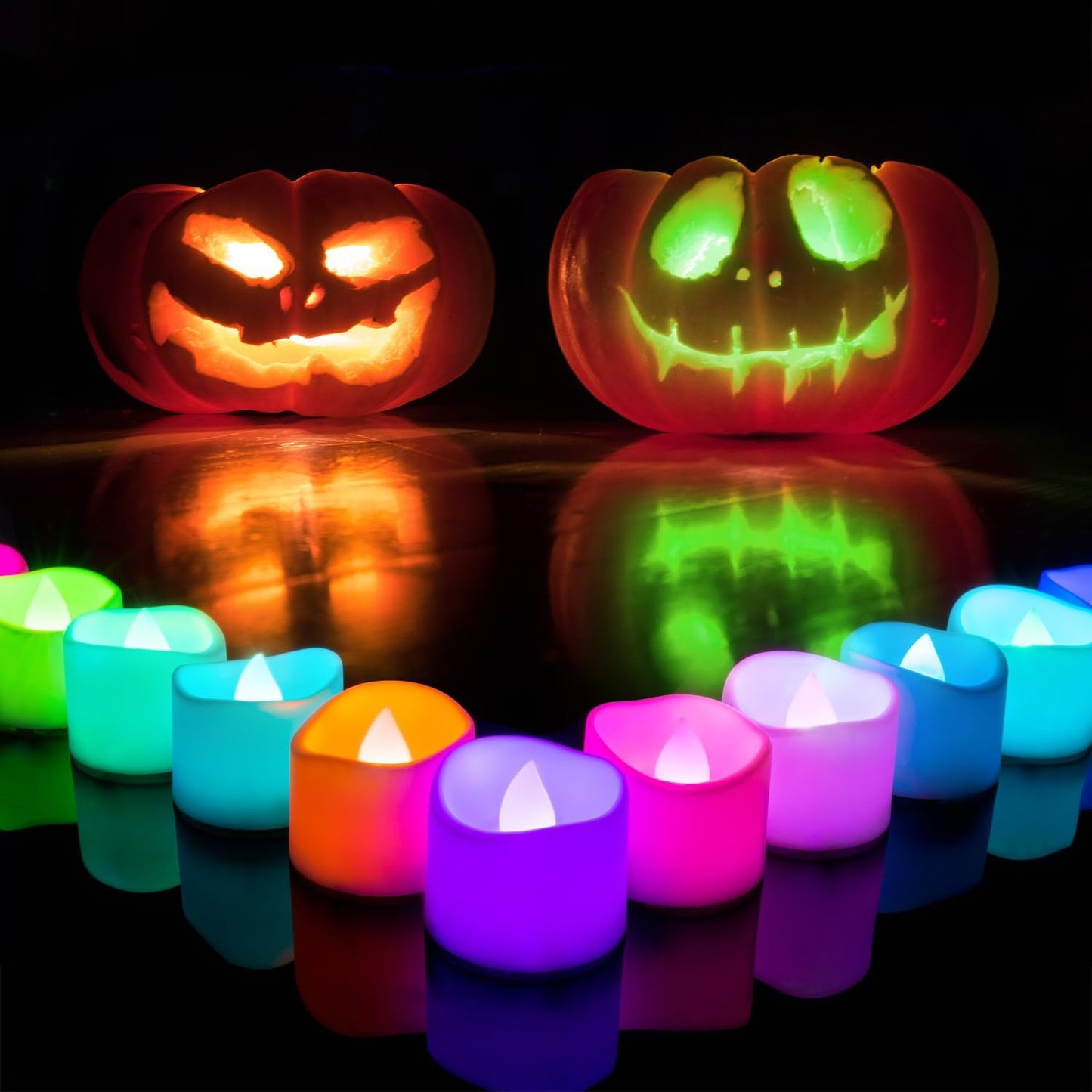 LED Tea Lights – Long-Lasting Battery Operated Flameless Candles for Events & Home (24-Pack)