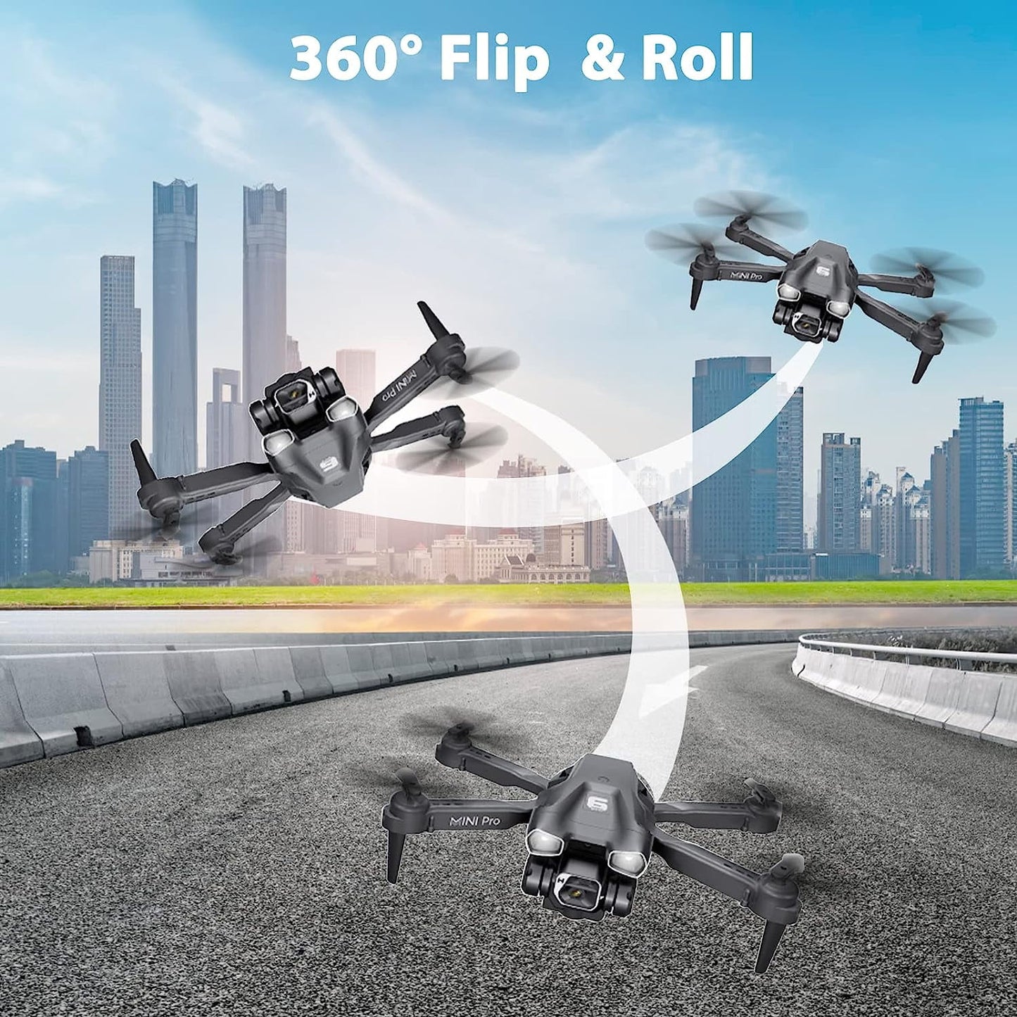 Dual 4K HD Mini Drone with Camera – FPV RC Quadcopter for Beginners, Kids & Adults