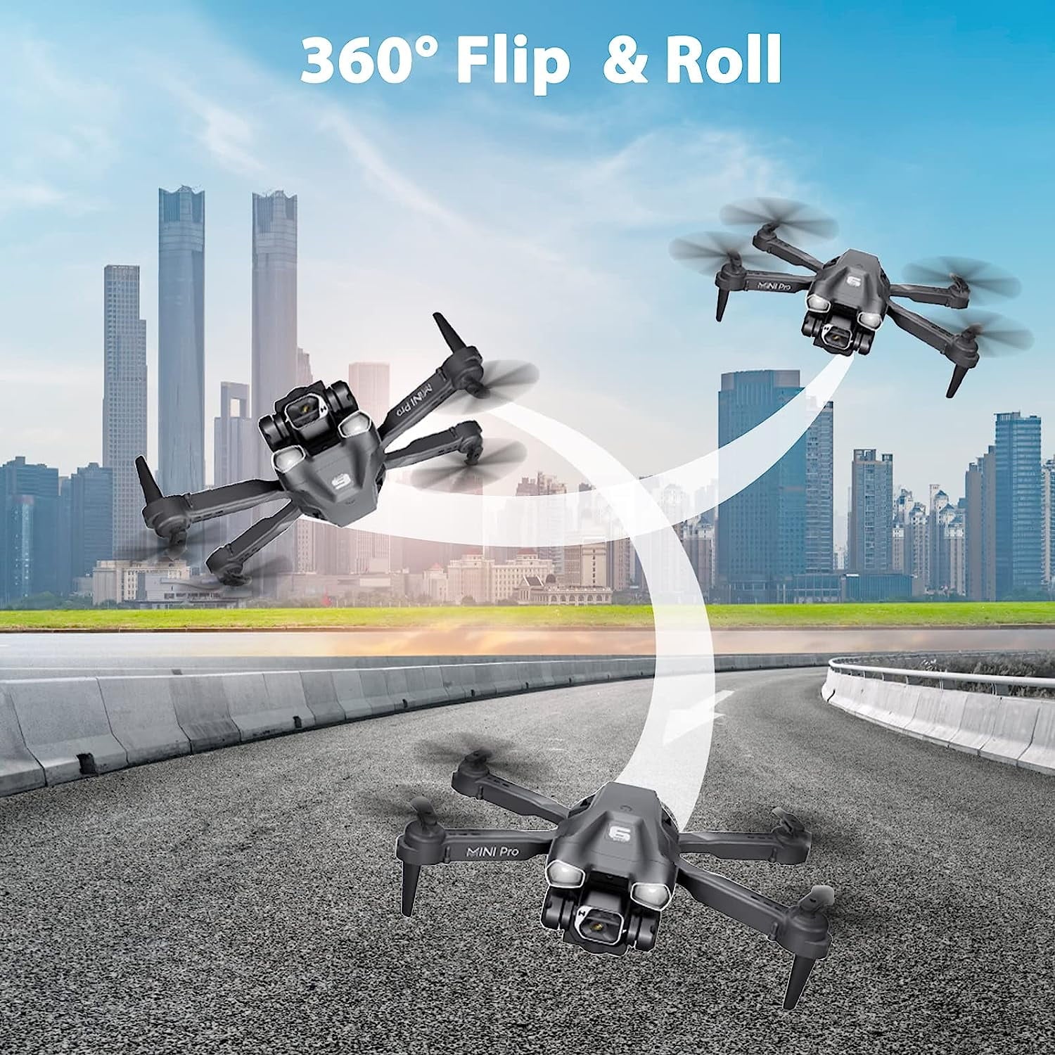 Dual 4K HD Mini Drone with Camera – FPV RC Quadcopter for Beginners, Kids & Adults