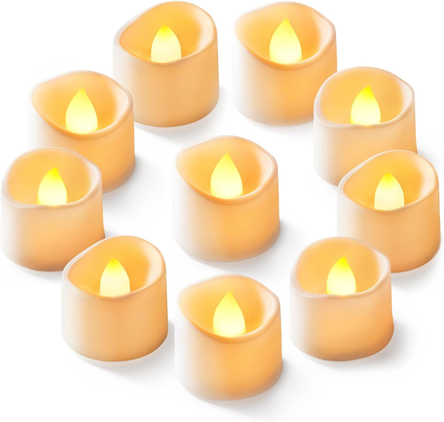 LED Tea Lights – Long-Lasting Battery Operated Flameless Candles for Events & Home (24-Pack)