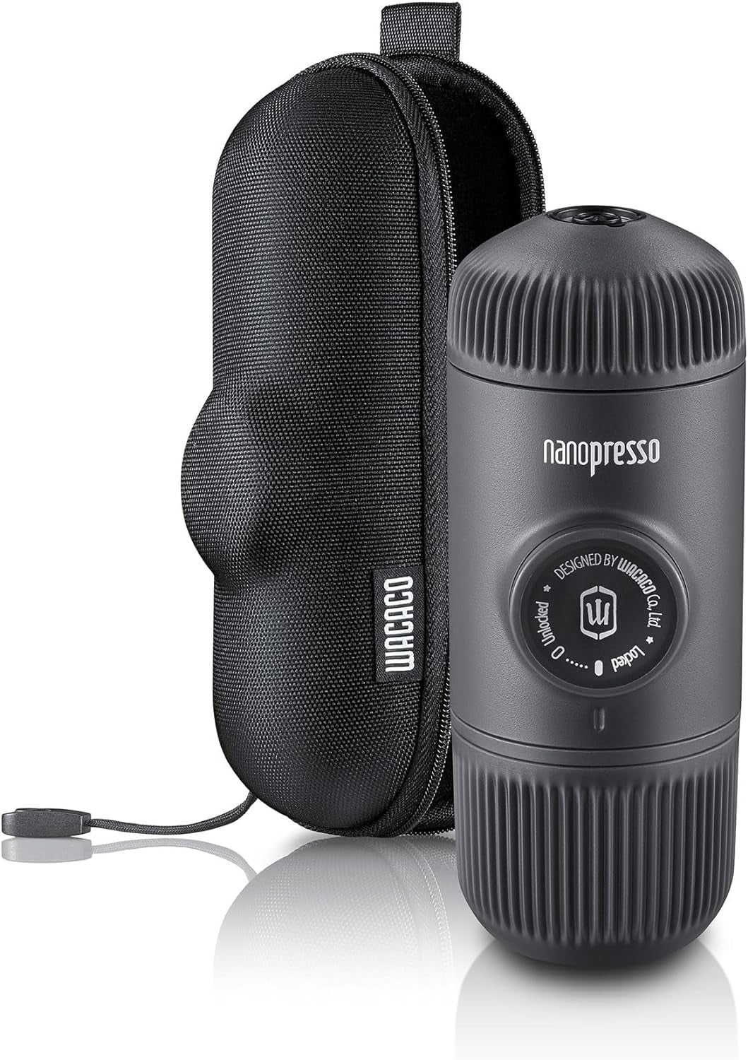 ☕ Nanopresso Portable Espresso Maker – Upgraded Travel Edition with Protective Case, Available in Multiple Colors (Elements Series)