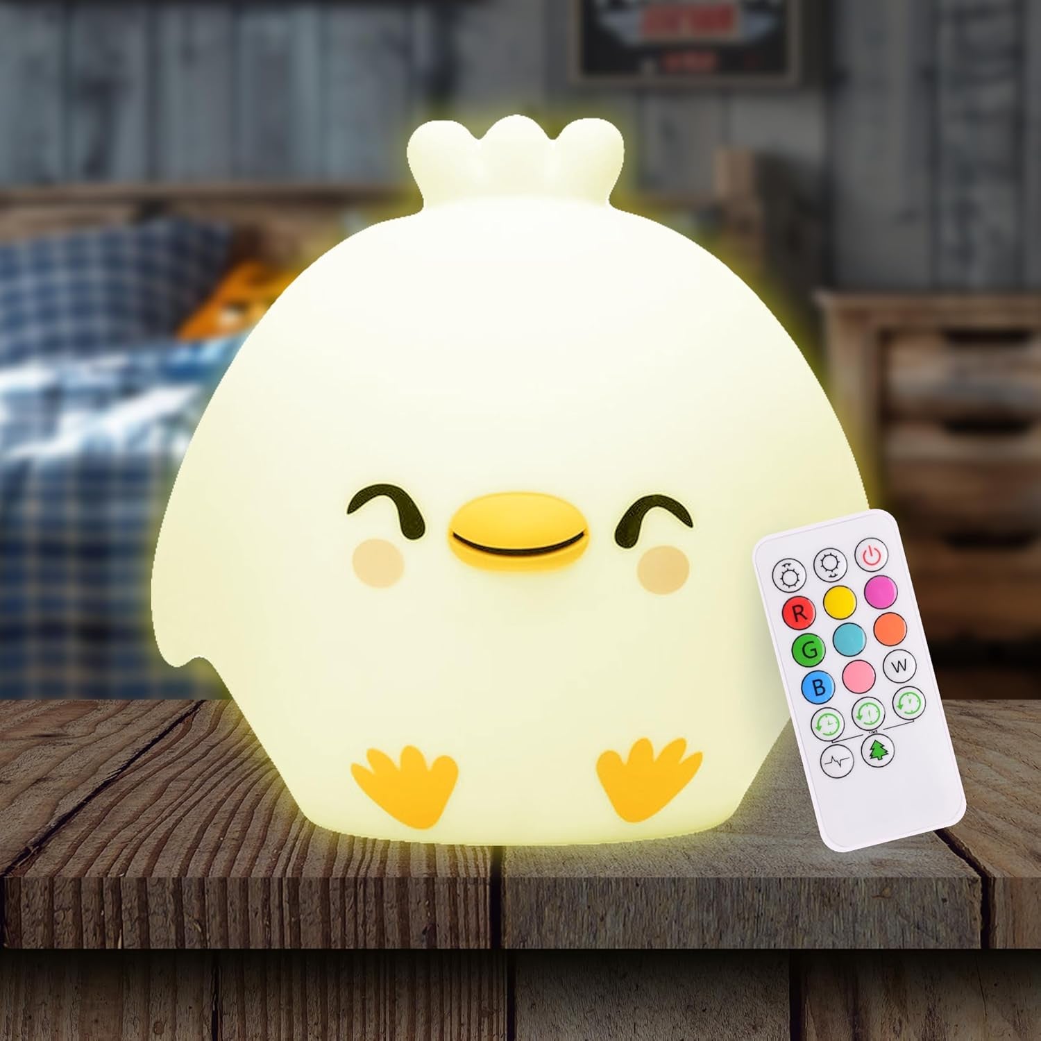 Lumi Pets: Soft Glow Companions – Rechargeable Night Lights in Whimsical Shapes with Remote & Color Options for Little Dreamers