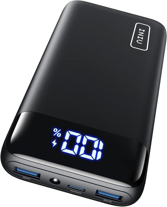 Portable USB-C Power Banks in Regular & Mini Sizes, 22.5W Fast Charging, LED Display, PD+QC Compatible with iPhone, Samsung, Google & More