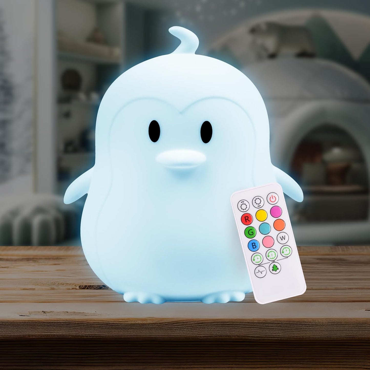 Lumi Pets: Soft Glow Companions – Rechargeable Night Lights in Whimsical Shapes with Remote & Color Options for Little Dreamers