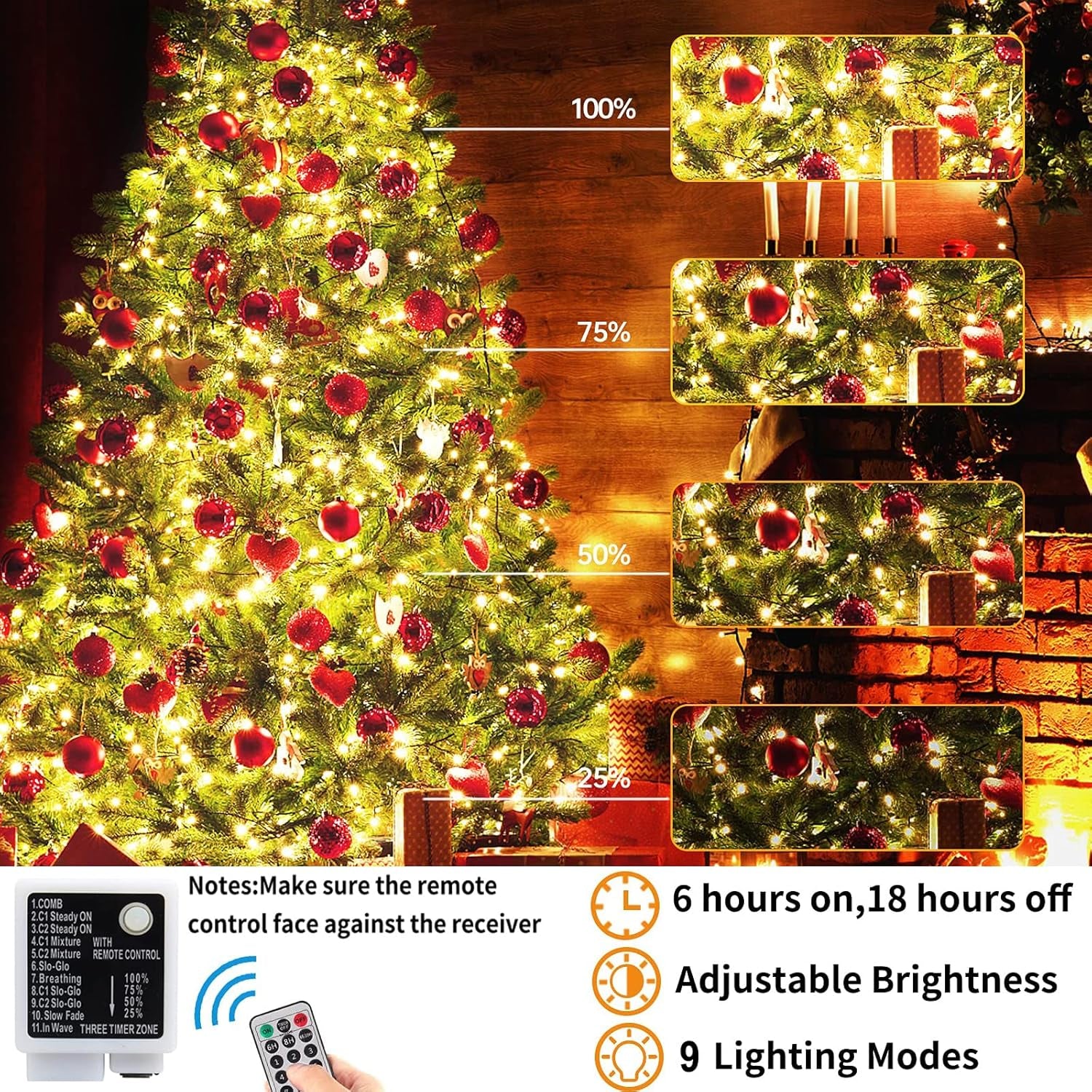 Haili 105Ft Color-Changing Lights – Outdoor LED String Lights with Remote for Patio, Garden, Celebrations & More