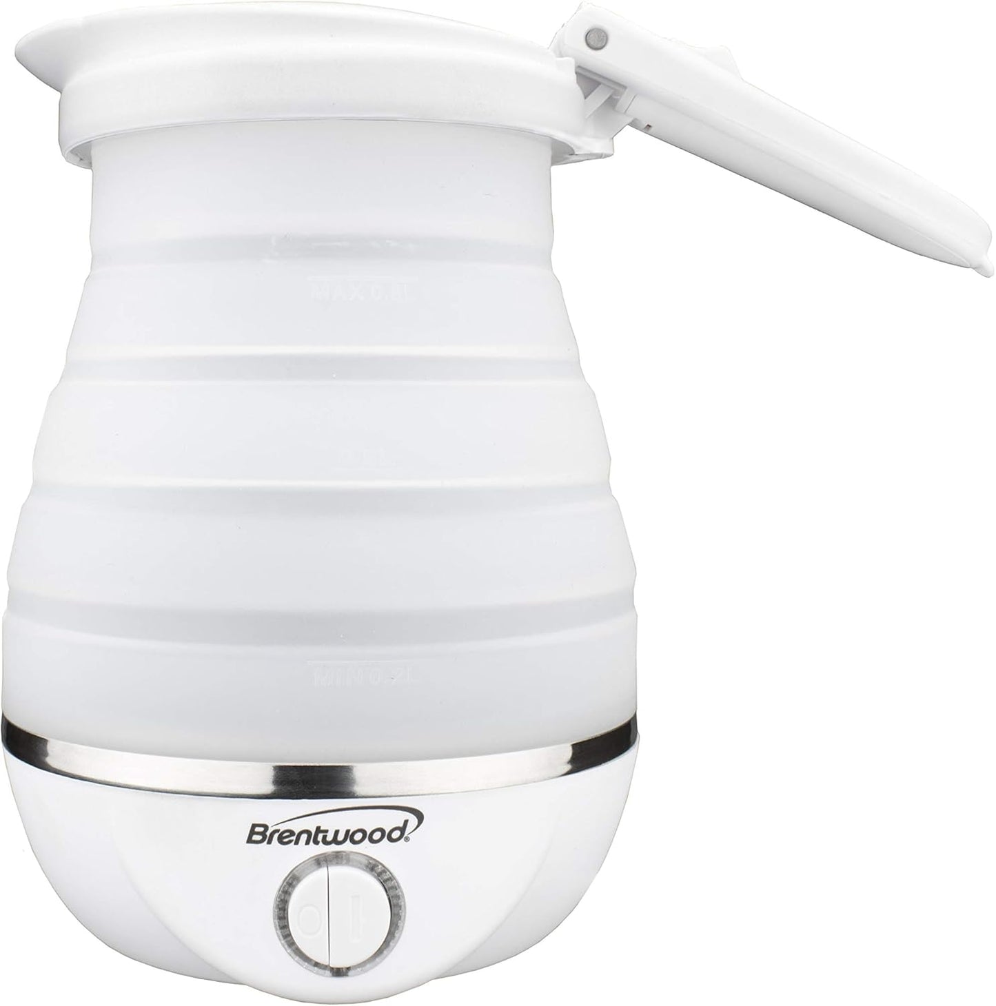 KT-1508BL Dual Voltage 120/220 Volt Collapsible-Travel Kettle, 0.8 Liter