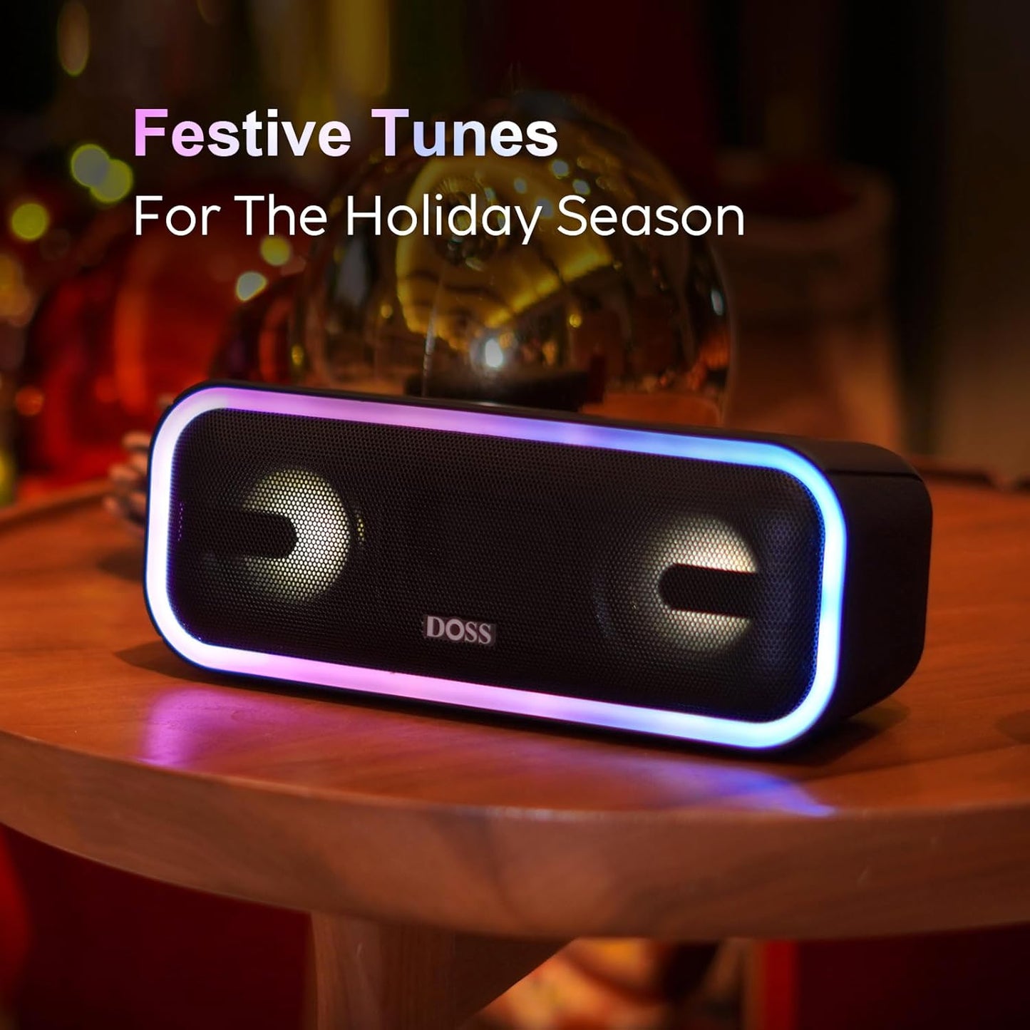 Soundbox Pro+ – Bluetooth Speaker with Booming Bass, Dancing Lights & 15-Hour Rhythm