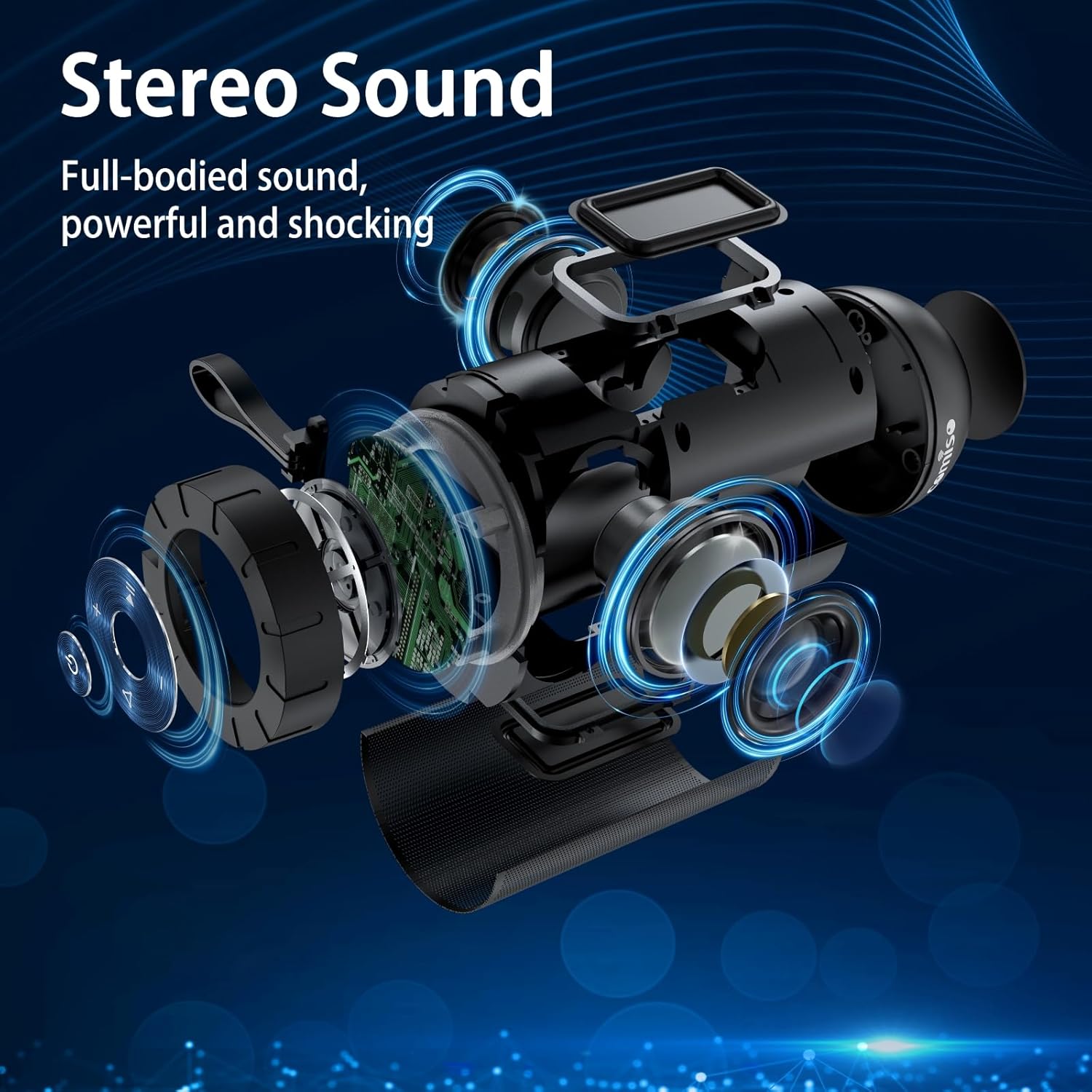 White Glow Bluetooth Speaker – Waterproof, Punchy Bass, 360° Stereo, 24-Hour Playtime, Made for Movement & Moments