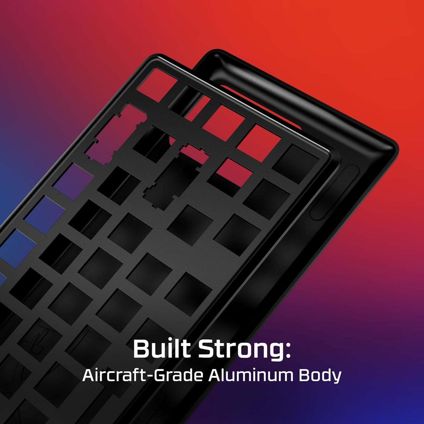 Alloy Origins PBT Gaming Keyboard – RGB Backlit, Clicky Mechanical Switches, Compact Build, Aluminum Body, Customizable with NGENUITY