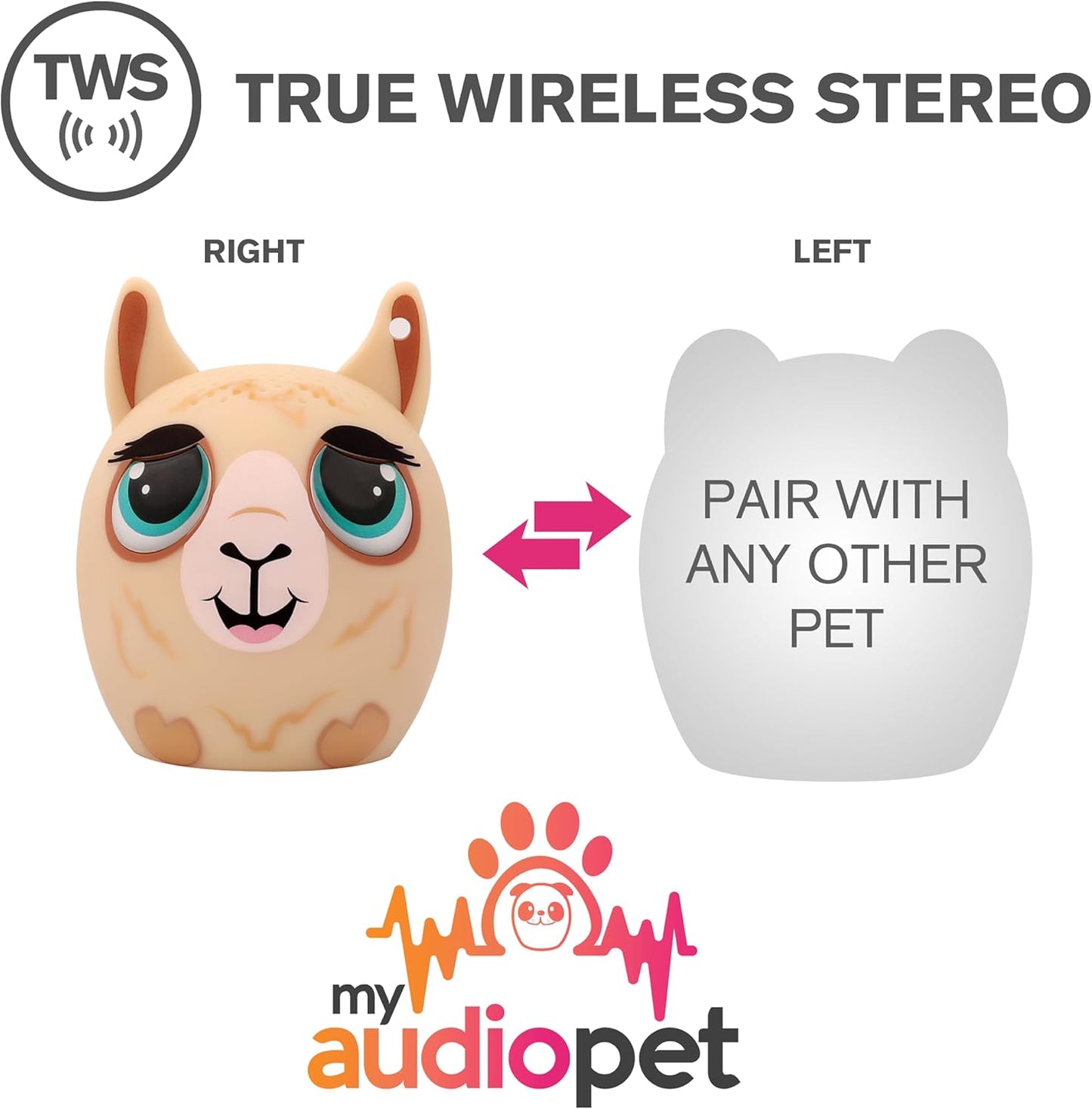 🐾 Mini Bluetooth Animal Speaker – Wireless TWS Sound for Kids of All Ages | Pair Any Two Pets for Rich, Room-Filling Stereo Audio