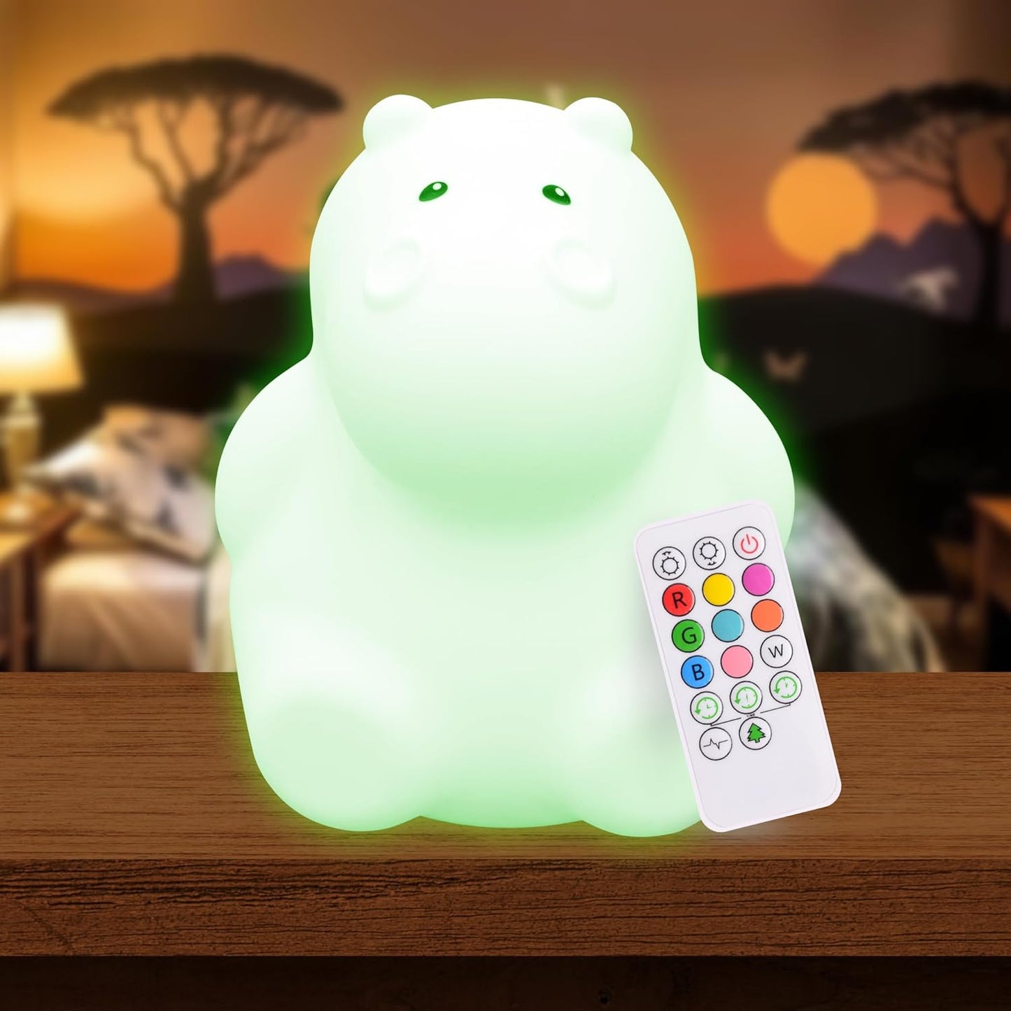 Lumi Pets: Soft Glow Companions – Rechargeable Night Lights in Whimsical Shapes with Remote & Color Options for Little Dreamers