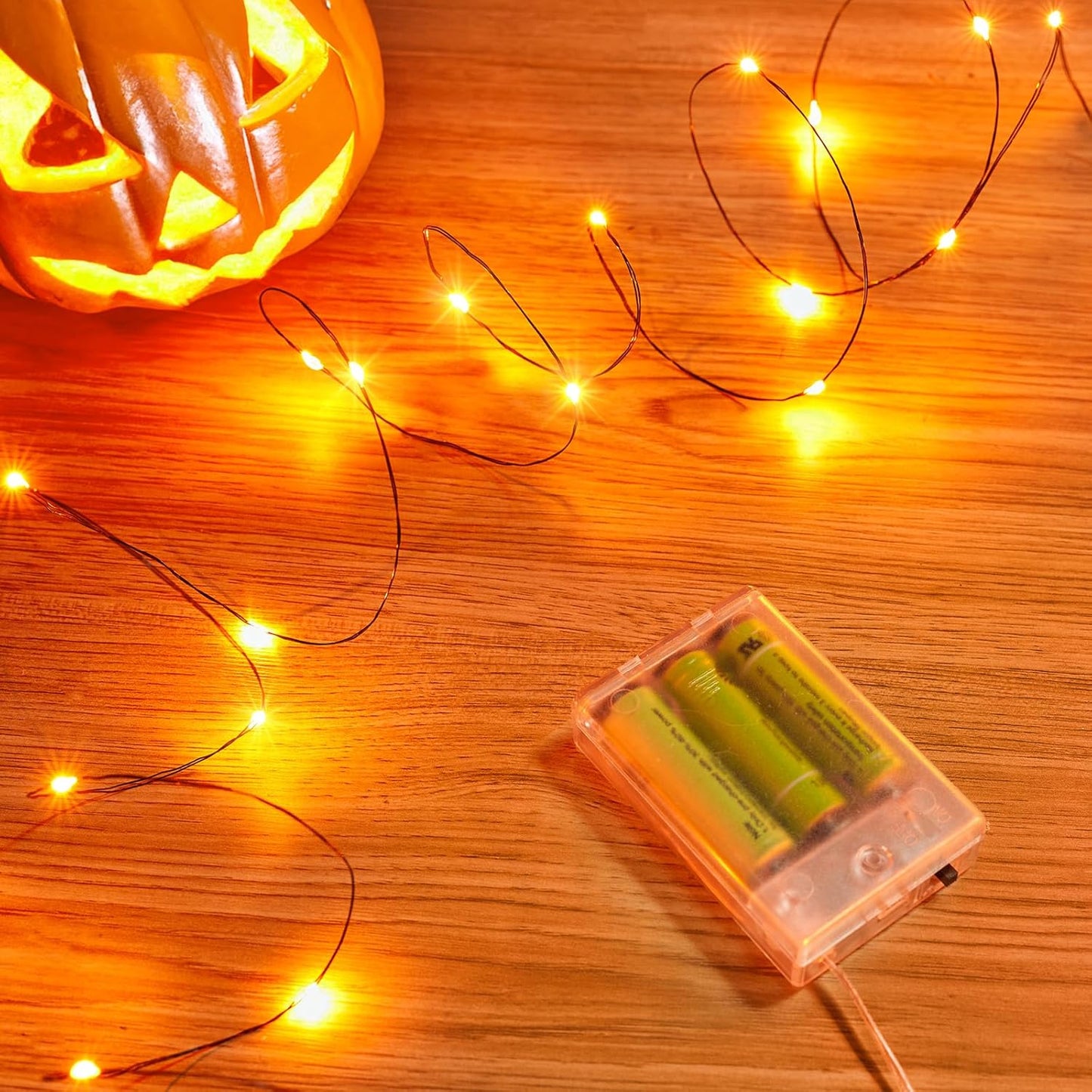 ✨ 33Ft Battery-Operated Fairy Lights – 100 LED Copper Wire Twinkle Lights, Waterproof for Jars, Parties, Weddings & Cozy Decor