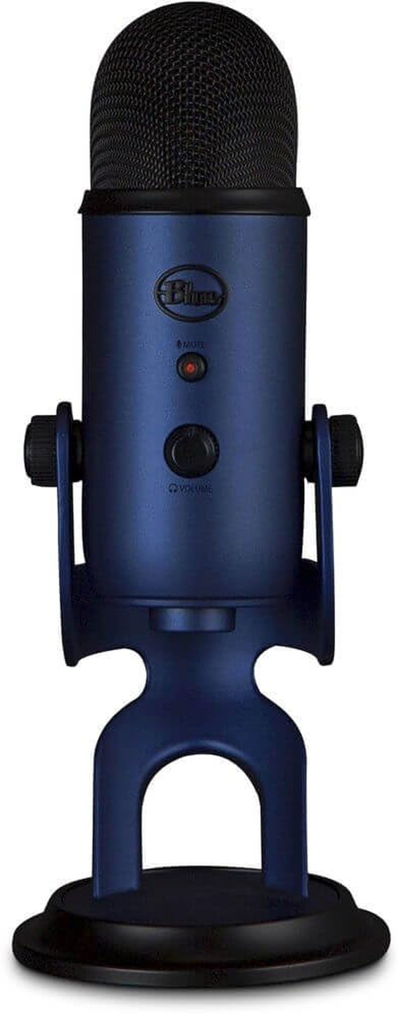 🎙️ Yeti USB Condenser Microphone – Midnight Edition for Streaming, Podcasting, Gaming & Studio Recording with VO!CE FX & 4 Pickup Patterns