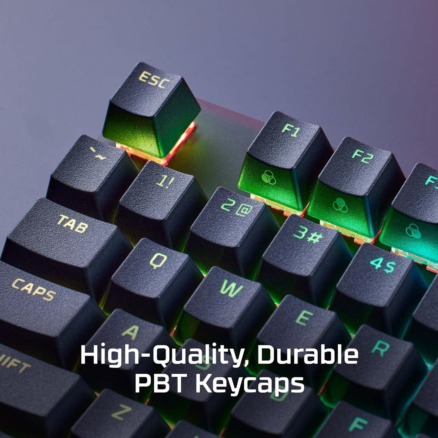 Alloy Origins PBT Gaming Keyboard – RGB Backlit, Clicky Mechanical Switches, Compact Build, Aluminum Body, Customizable with NGENUITY