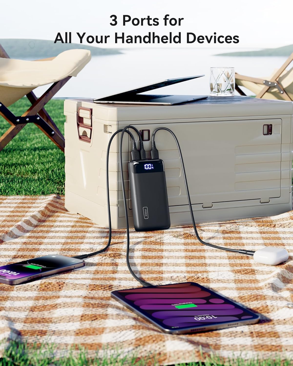 Portable USB-C Power Banks in Regular & Mini Sizes, 22.5W Fast Charging, LED Display, PD+QC Compatible with iPhone, Samsung, Google & More