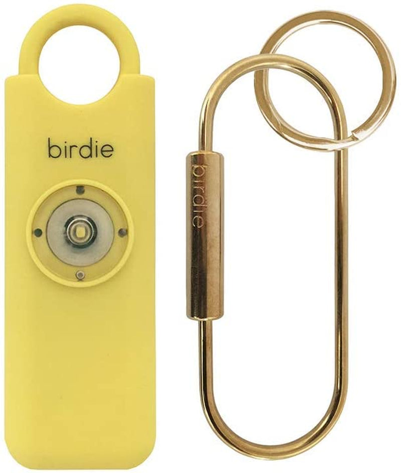 She’s Birdie – Aqua Personal Safety Alarm with Siren, Strobe Light & Keychain  Designed by Women, for Women