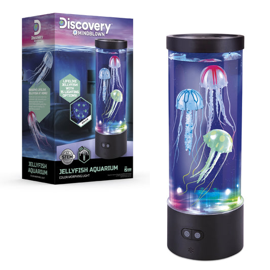 Glow & Flow: 12" Jellyfish Lamp with Color-Morphing Magic for Young Minds