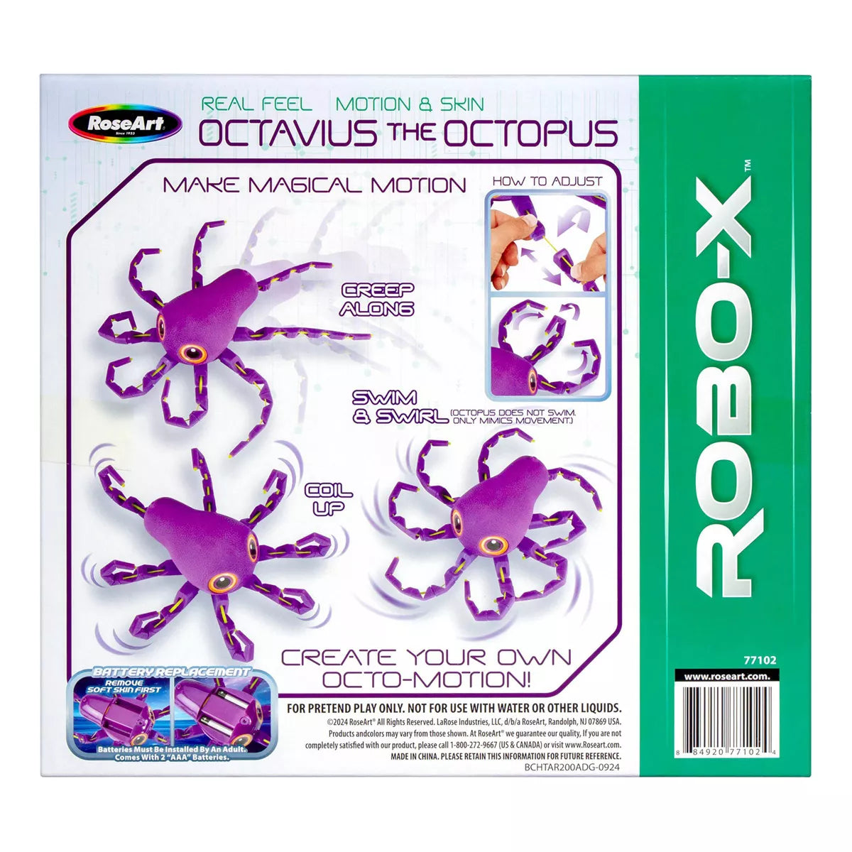 ROBO-X Octavius the Octopus Interactive Robotic Toy